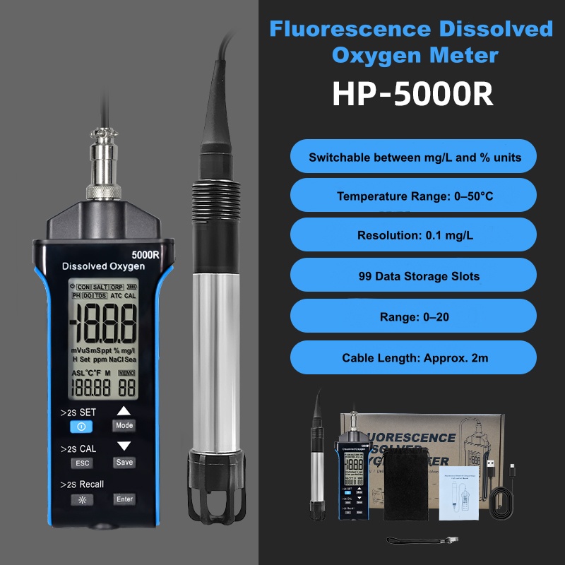 Dissolved Oxygen Meter 0.1mg/L - огляд і ціна Do Oxygen Meter