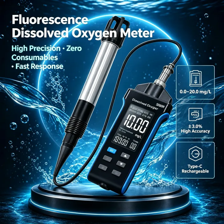 HoldPeak Fluorescence Dissolve - огляд і ціна Do Oxygen Meter