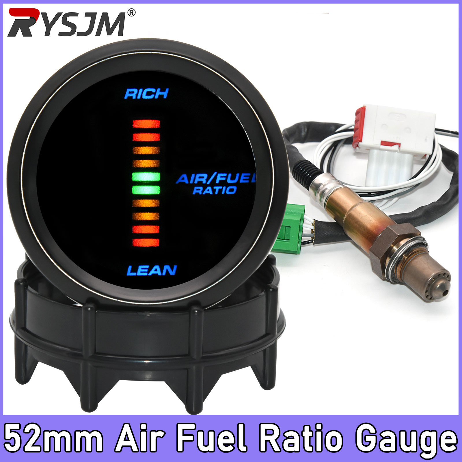 52mm Digital Air Fuel Ratio Ga - огляд і ціна Do Oxygen Meter
