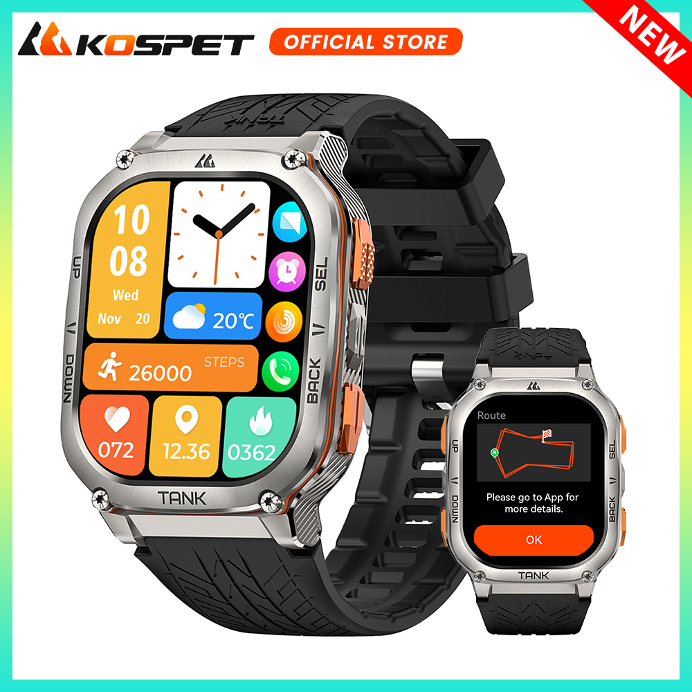 KOSPET TANK M3 Ultra GPS Smart - огляд і ціна Do Oxygen Meter